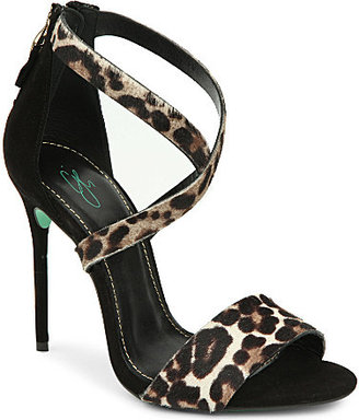 Cjg Shoes Sound Bite leopard print stiletto sandals