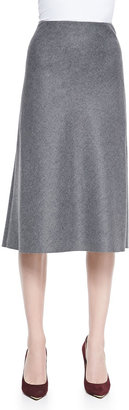 Theory Jahneem Lightweight Flannel A-Line Skirt