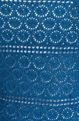 Lucky Brand 'Sapphire' Crochet Tunic (Plus Size)
