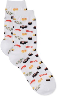 Hot Sox Women's Sushi Print Fashion Crew Socks