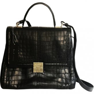 Elie Saab Black Exotic leathers Handbag