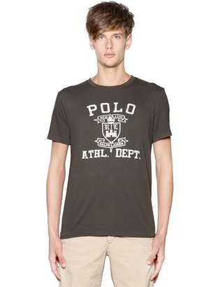 Polo Ralph Lauren Logo Cotton Jersey Custom Fit T-Shirt