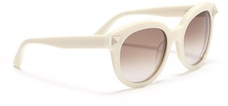 Valentino Rockstud round-frame plastic sunglasses