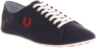 Fred Perry Alley Carbon Blue Cerise - Hers Trainers