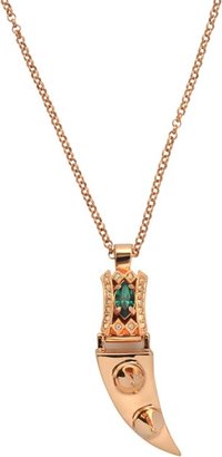Mawi Pendant Deco Fang & Gemstones necklace