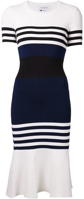 Yigal Azrouel striped flared dress