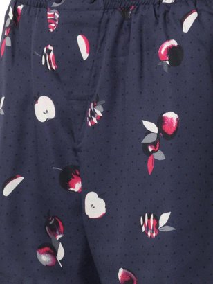 Piamita Dania apple-print shorts