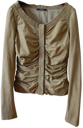 Gucci Beige Leather Jacket