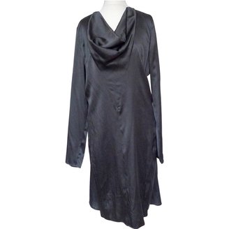 A.F.Vandevorst AF VANDEVORST Grey Silk Dress