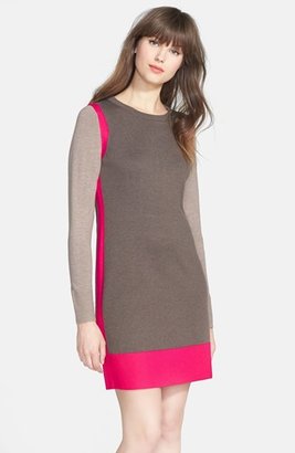 Eliza J Colorblock Sweater Dress (Regular & Petite)