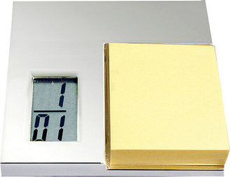 Natico Digital Desk Alarm Clock and Notepad