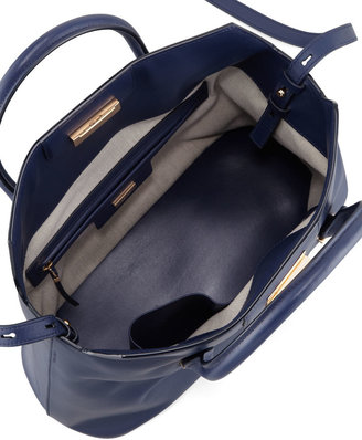 The Row The Carry All Leather Tote Bag, Imperial Blue