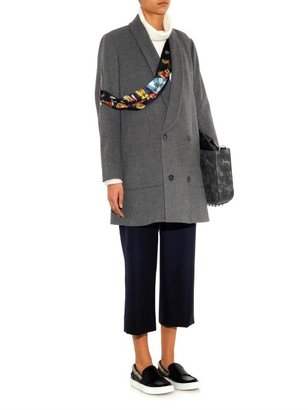 Undercover Wool-blend swing coat