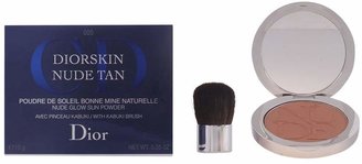 Christian Dior skin Nude Tan Glow Sun Powder with Kabuki Brush, No. 005 -0.35-Ounce