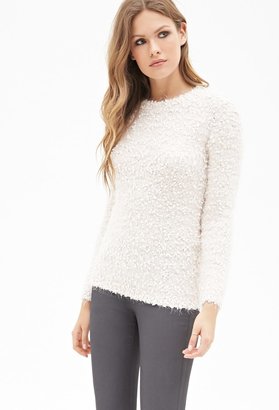 Forever 21 Contemporary Eyelash Knit Ball Sweater