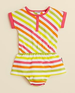 Marimekko Infant Girls' Stripe Dress & Bloomer Set - Sizes 12-24 Months