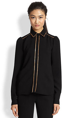 See by Chloe Sequin-Trimmed Shirt