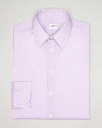 Armani Collezioni Micro-Gingham Check Dress Shirt - Regular Fit