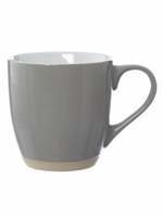 Linea Smoked silver mug