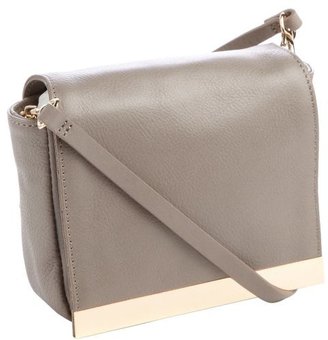 Kelsi Dagger taupe leather 'Arielle' crossbody convertible bag
