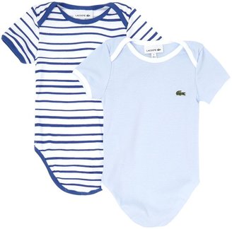 Lacoste Baby 2 pack boxed bodysuits