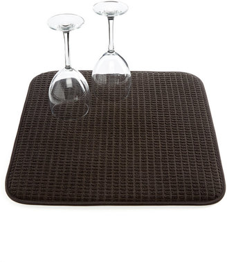 Martha Stewart Collection Black Drying Mat, Created for Macy's