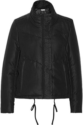 Helmut Lang Coated cotton and wool-blend down coat