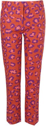 Jaeger Boutique by Leopard print 7/8th trousers