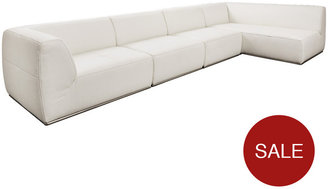 Boda Modular Extra Large Right Hand Faux Leather Corner Group Sofa