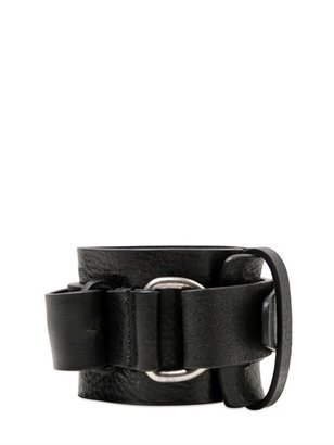 Ann Demeulemeester Leather Wrap Bracelet