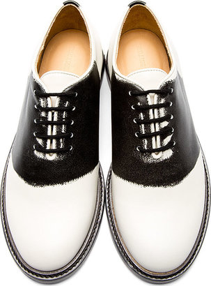 Band Of Outsiders Black & White Trompe l'Oeil Saddle Shoes