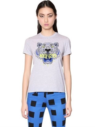 Kenzo Tiger Printed Cotton T-Shirt