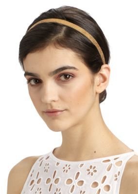 Jennifer Behr Thin Leather Headwrap
