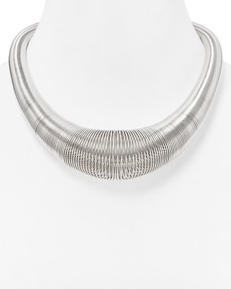 Aqua Slinky Necklace, 16"
