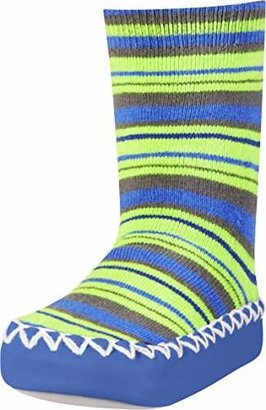 Playshoes Boy's Hüttenschuh Ringel Knaben Ankle Socks,1-2 (Size:19-22/)