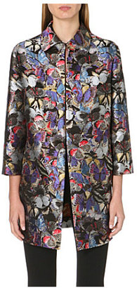 Valentino Brocade butterfly coat