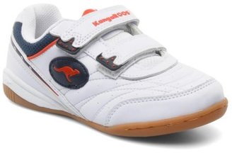 KangaROOS Kids's Nelson Velcro Trainers In White - Size 2.5