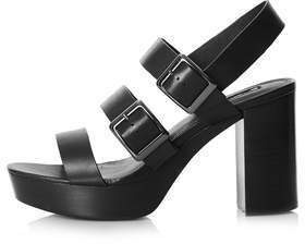 Topshop Womens LAWLESS Buckle Sandals - Black