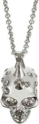 Alexander McQueen Punk Skull Necklace, Women's, Silver