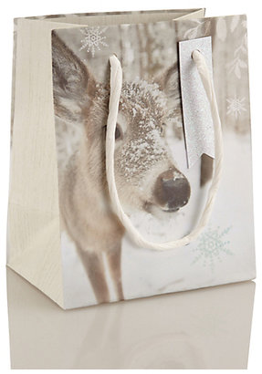 Marks and Spencer Small Reindeer Christmas Gift Bag