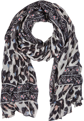 Marks and Spencer Modal Blend Ditsy Leopard Print Scarf