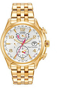 Citizen Eco-Drive Women's Goldtone World Time A-T Watch