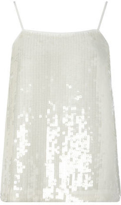 Whistles Square Sequin Cami Top