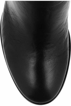 Jimmy Choo Dart Buckled Leather Biker Boots - Black