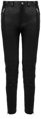 Whistles Stretch Leather Trousers