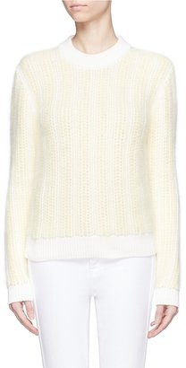Chloé Rib-knit cotton-angora sweater