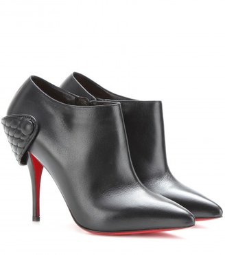 Christian Louboutin Huguetta 100 Leather Ankle Boots