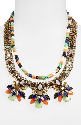Tasha Natasha Couture Multistrand Crystal Necklace