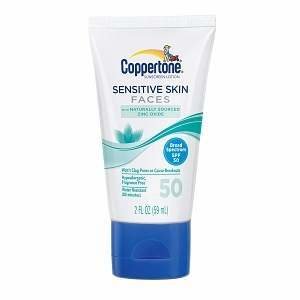 Coppertone Faces Sensitive Skin Suncreen Lotion, SPF 50