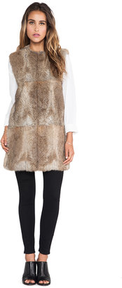 Jenni Kayne Rabbit Fur Vest